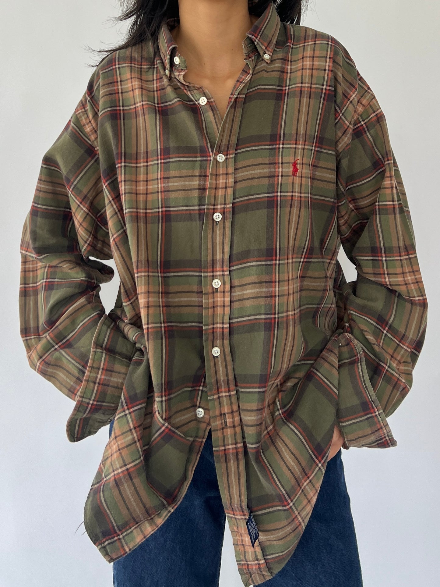 90s ralph lauren flannel