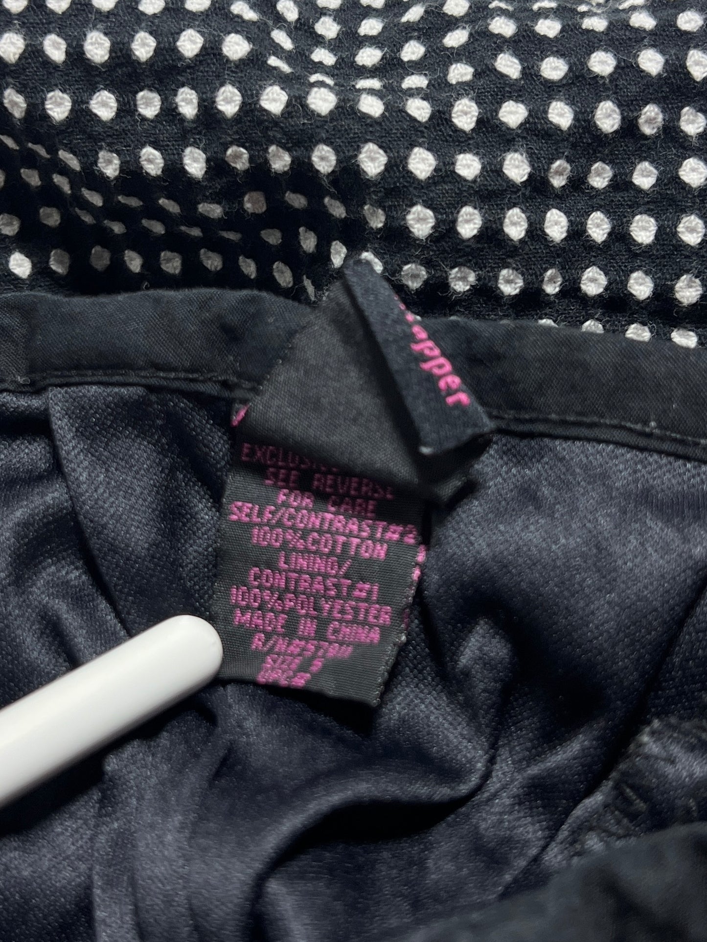 2000s polkadot mini skirt