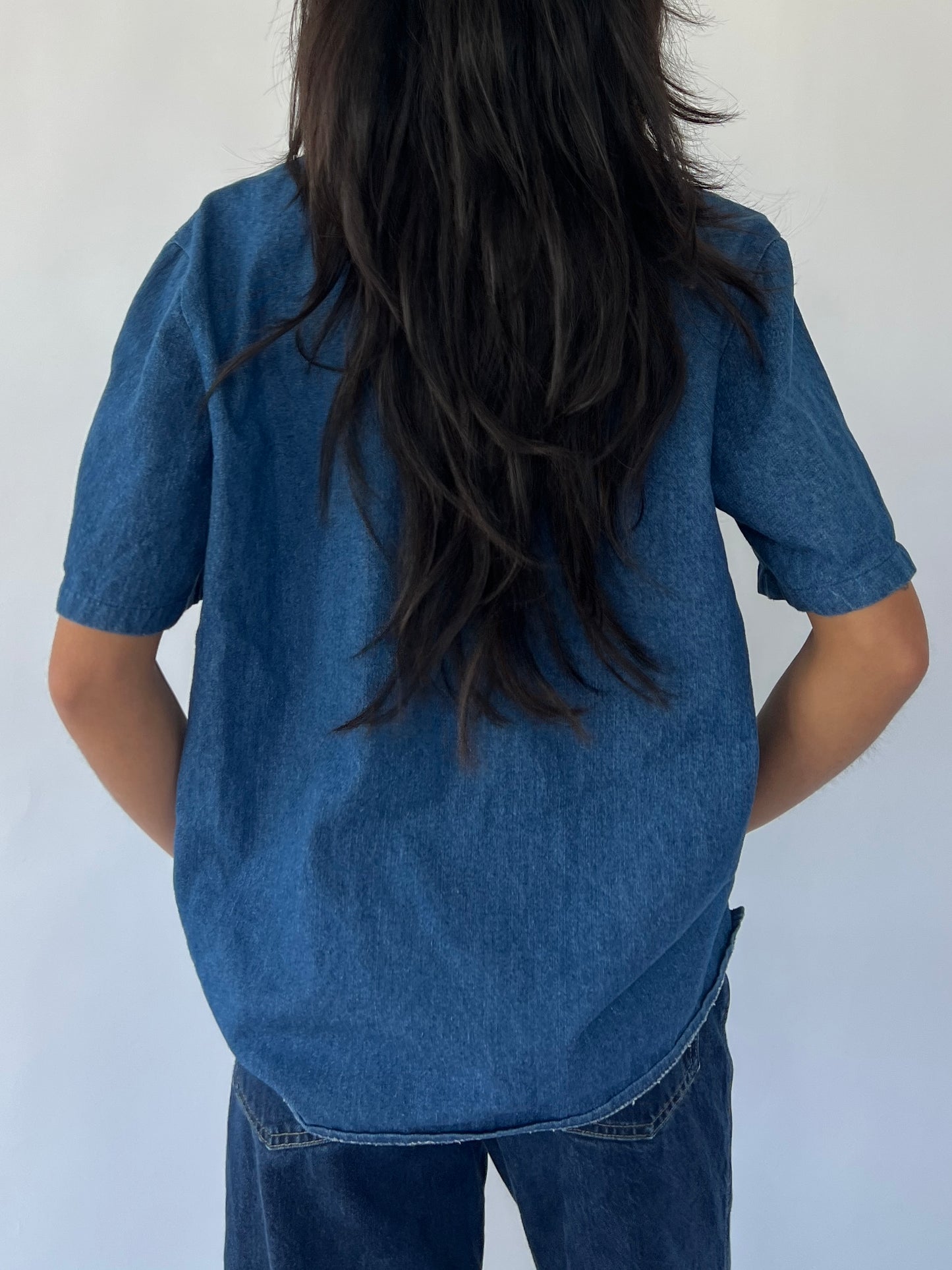 90s denim shirt