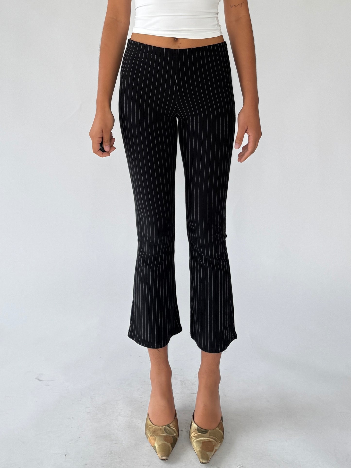 90s pinstripe capris