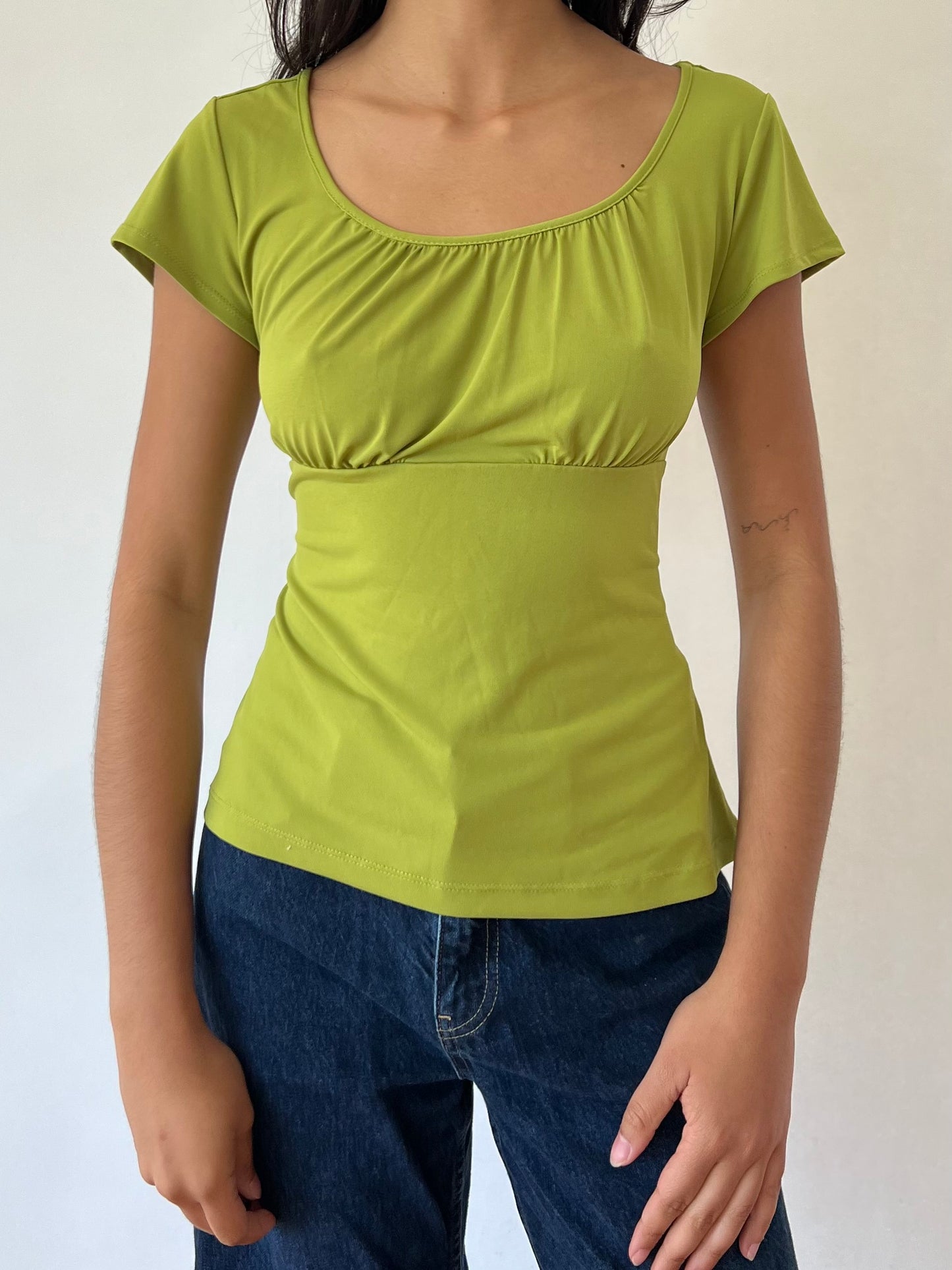 green summer top