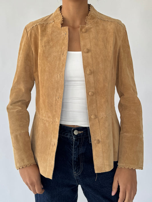 danier suede light coat