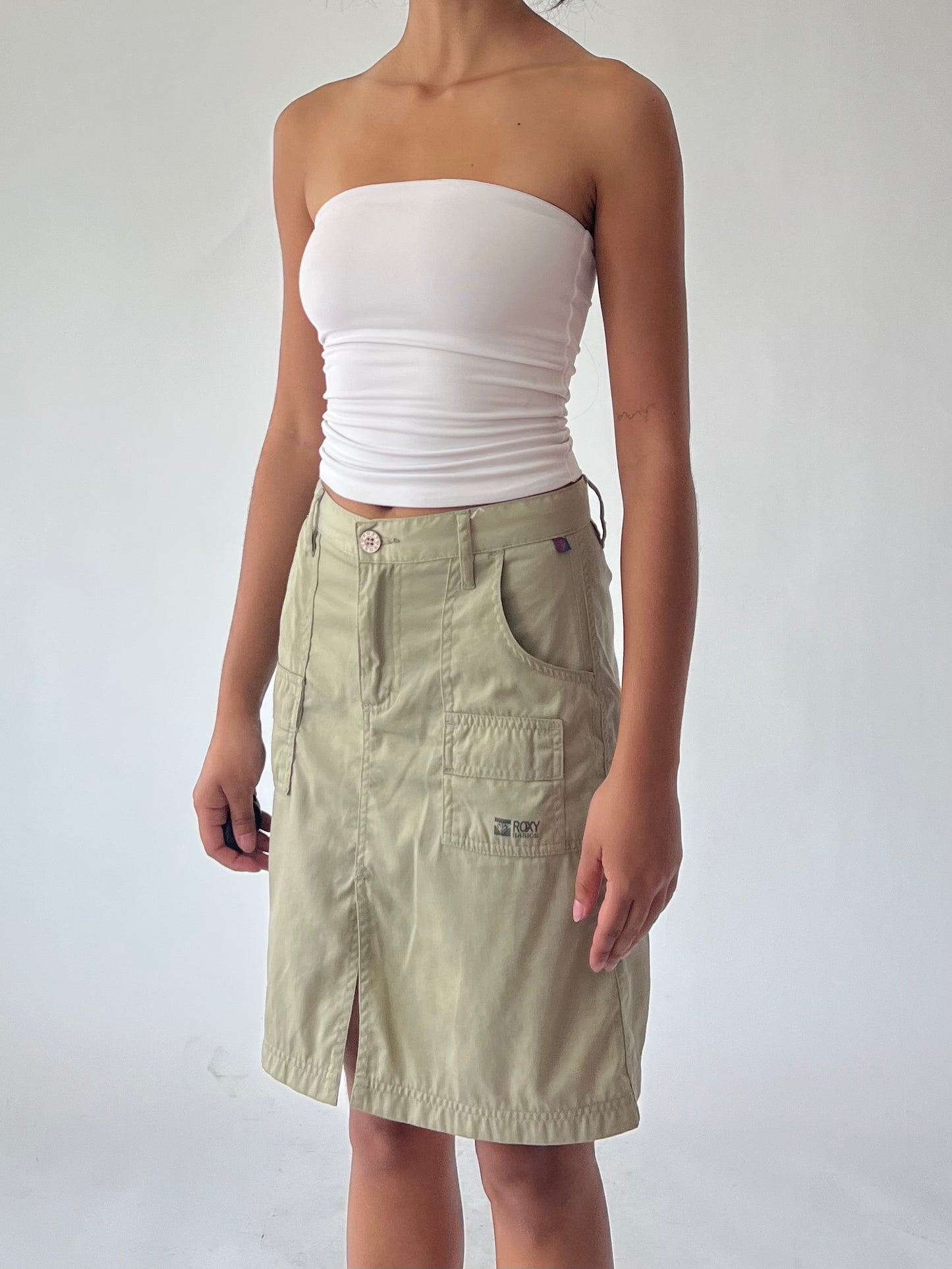 cargo midi skirt