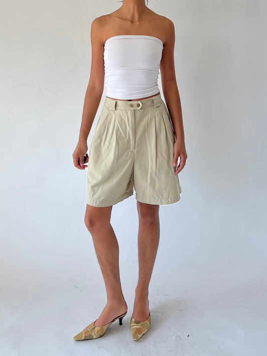 khaki shorts