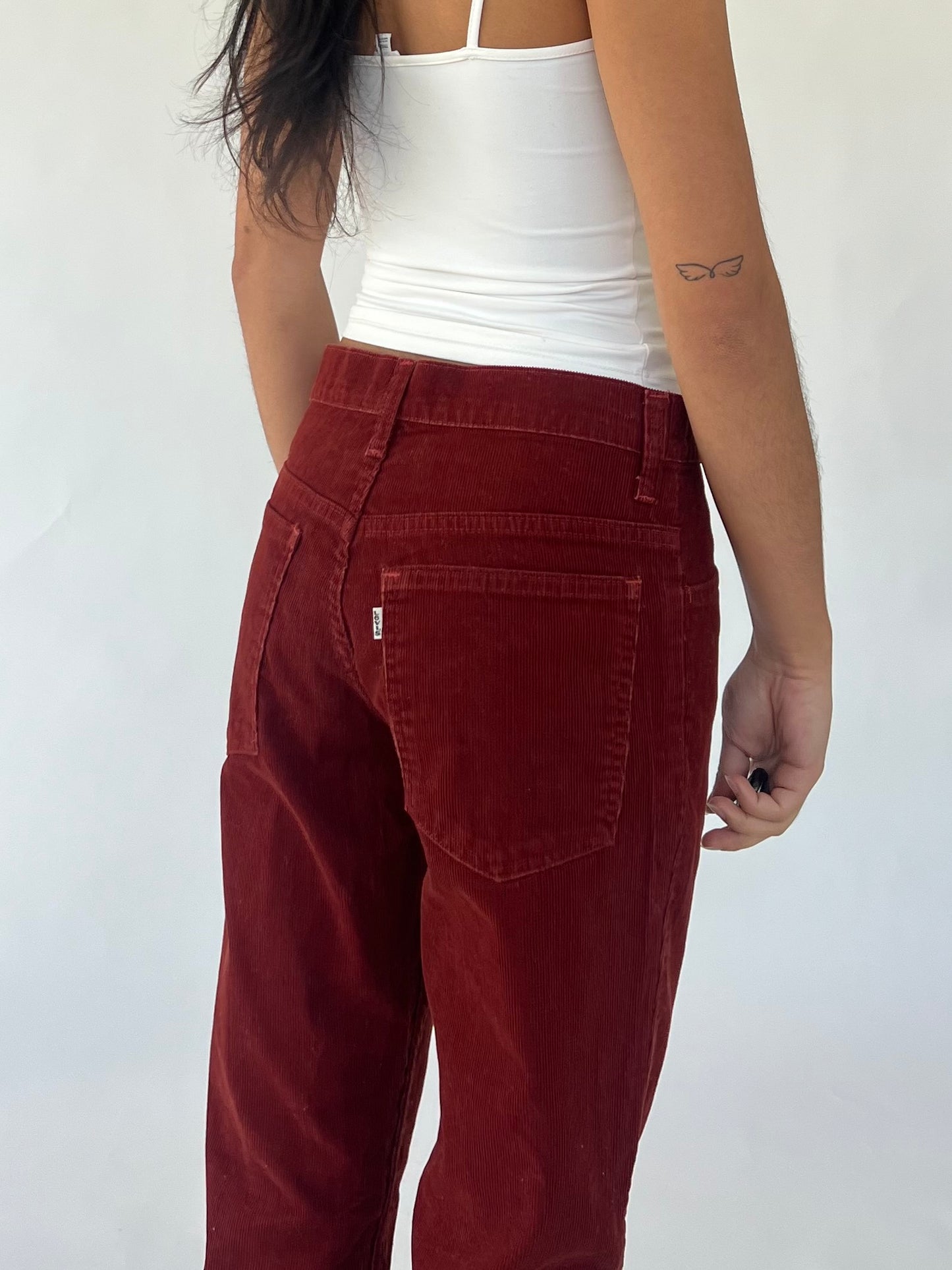 90s levis burnt orange corduroy pants