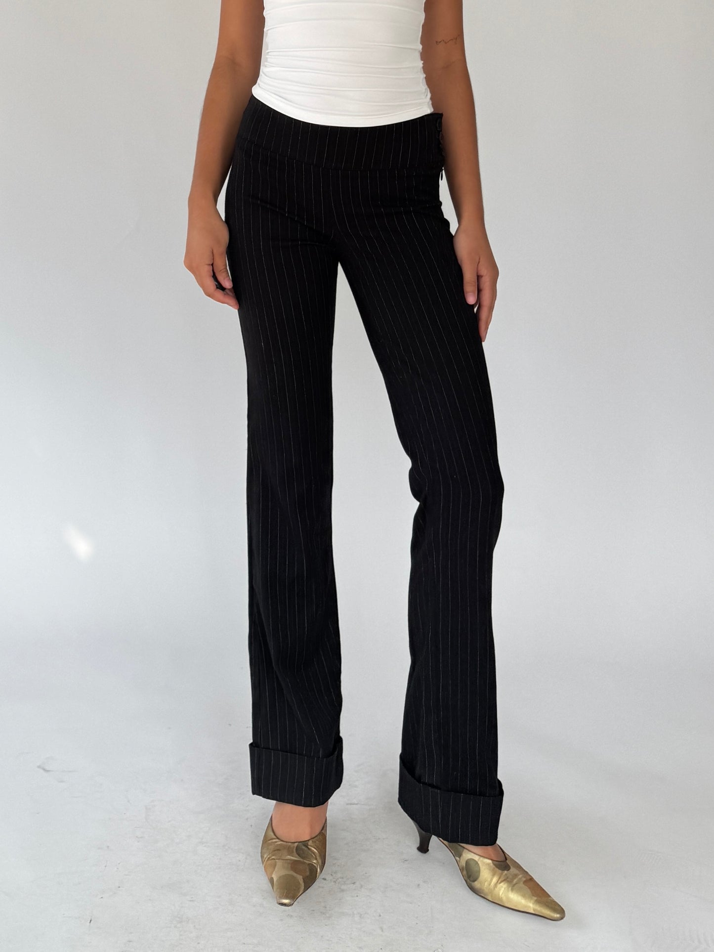 90s pinstripe trousers