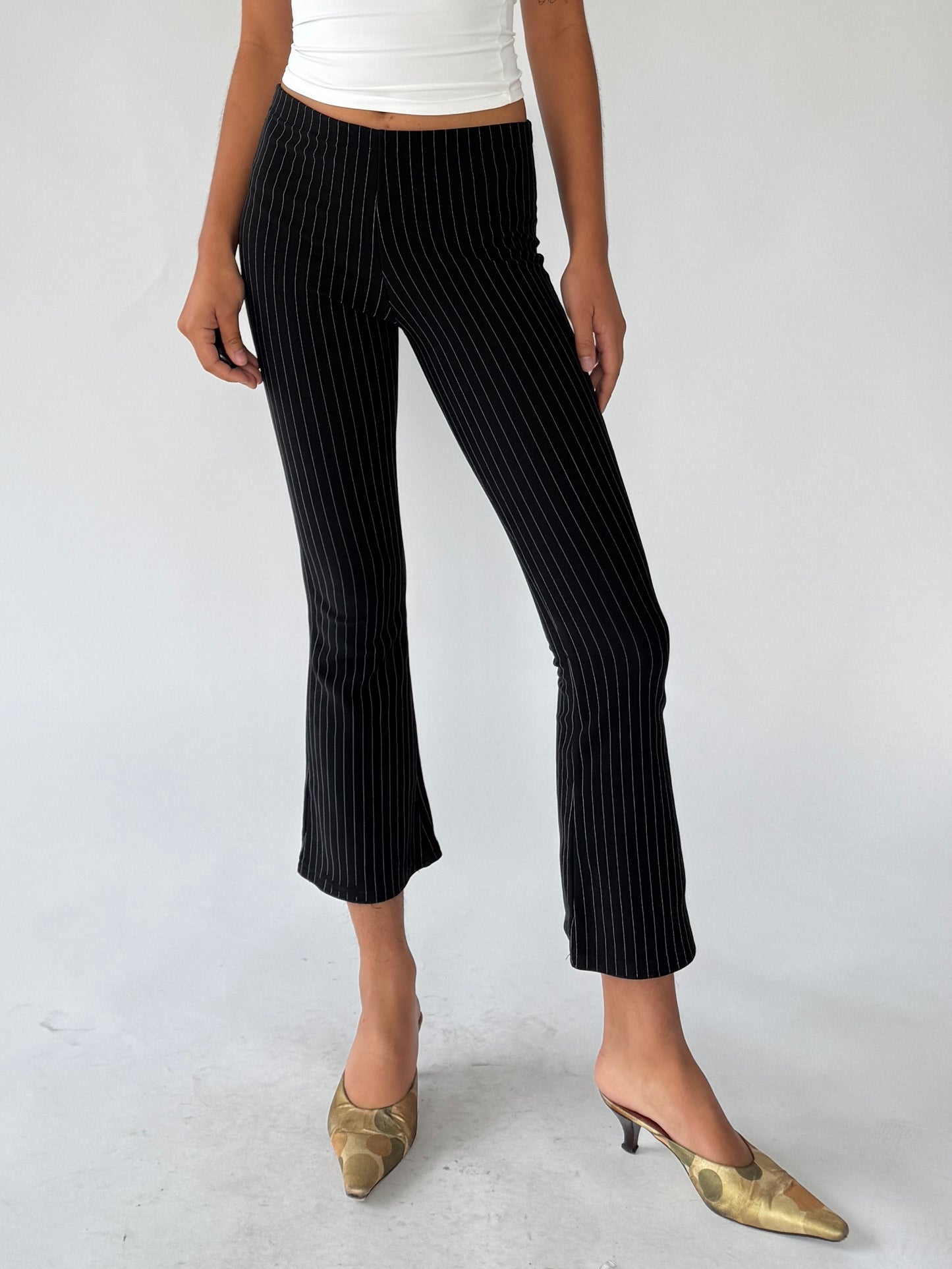 90s pinstripe capris