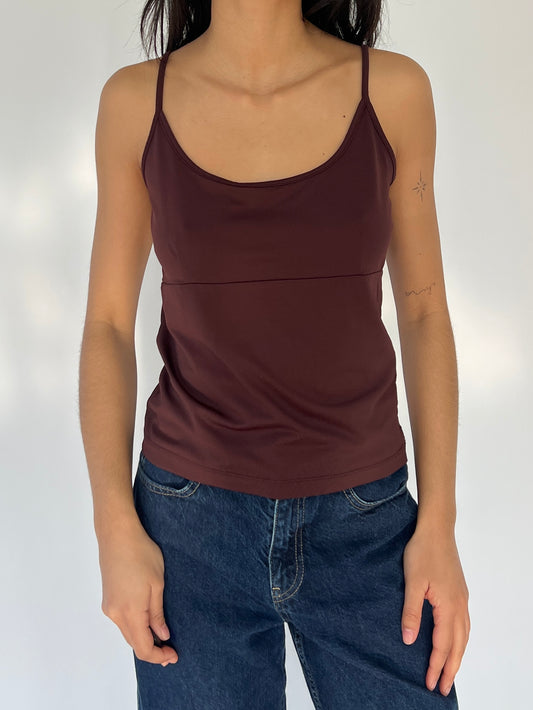 y2k brown tank