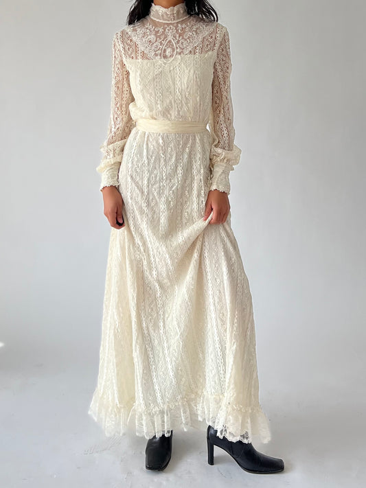vintage maiden maxi dress
