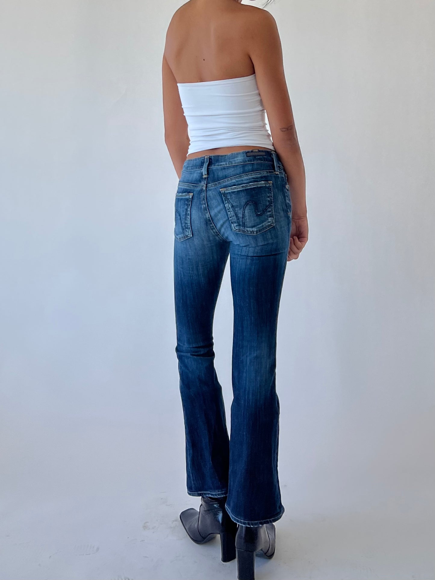 y2k citizens of humanity flare jeans