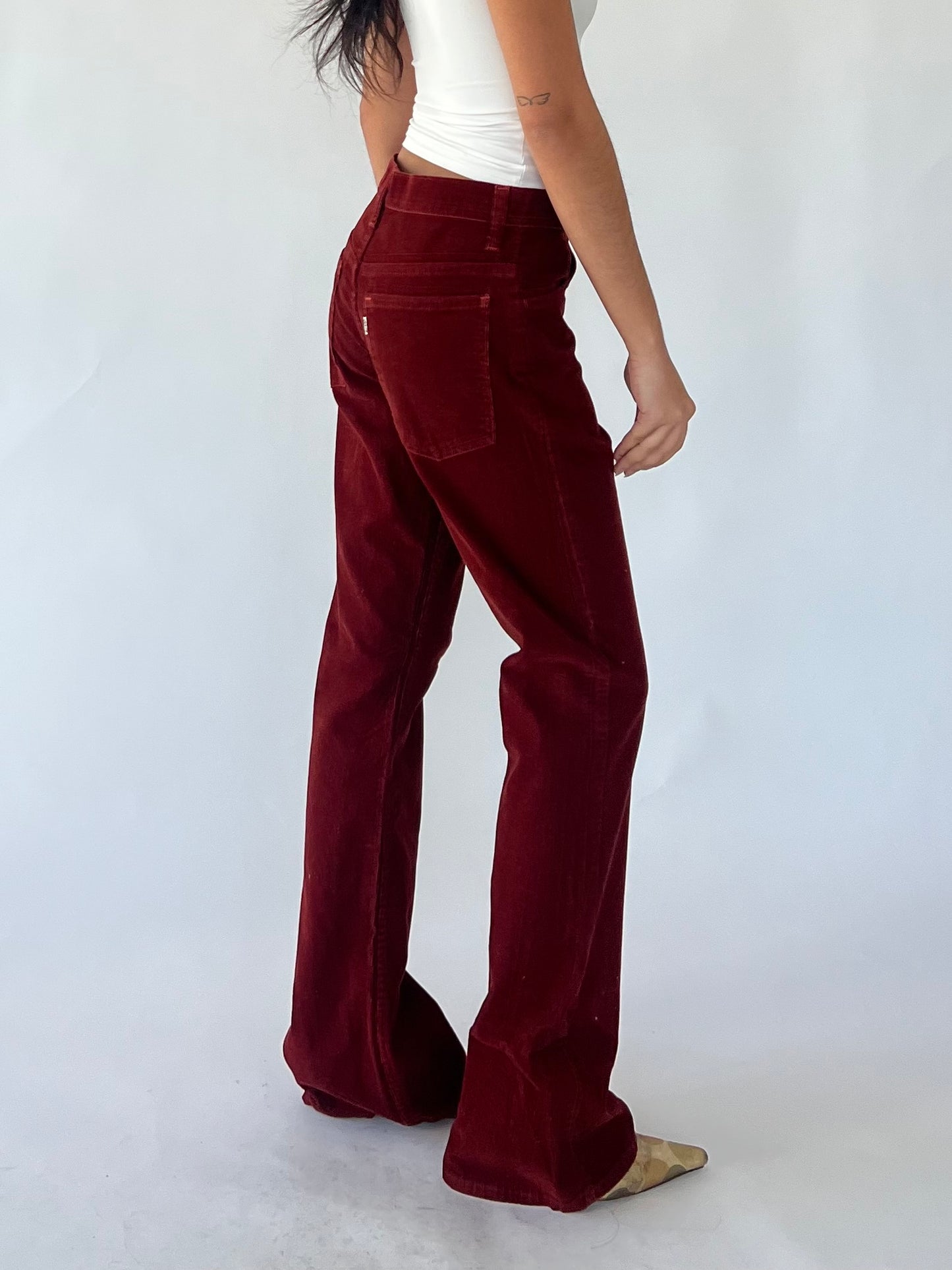 90s levis burnt orange corduroy pants