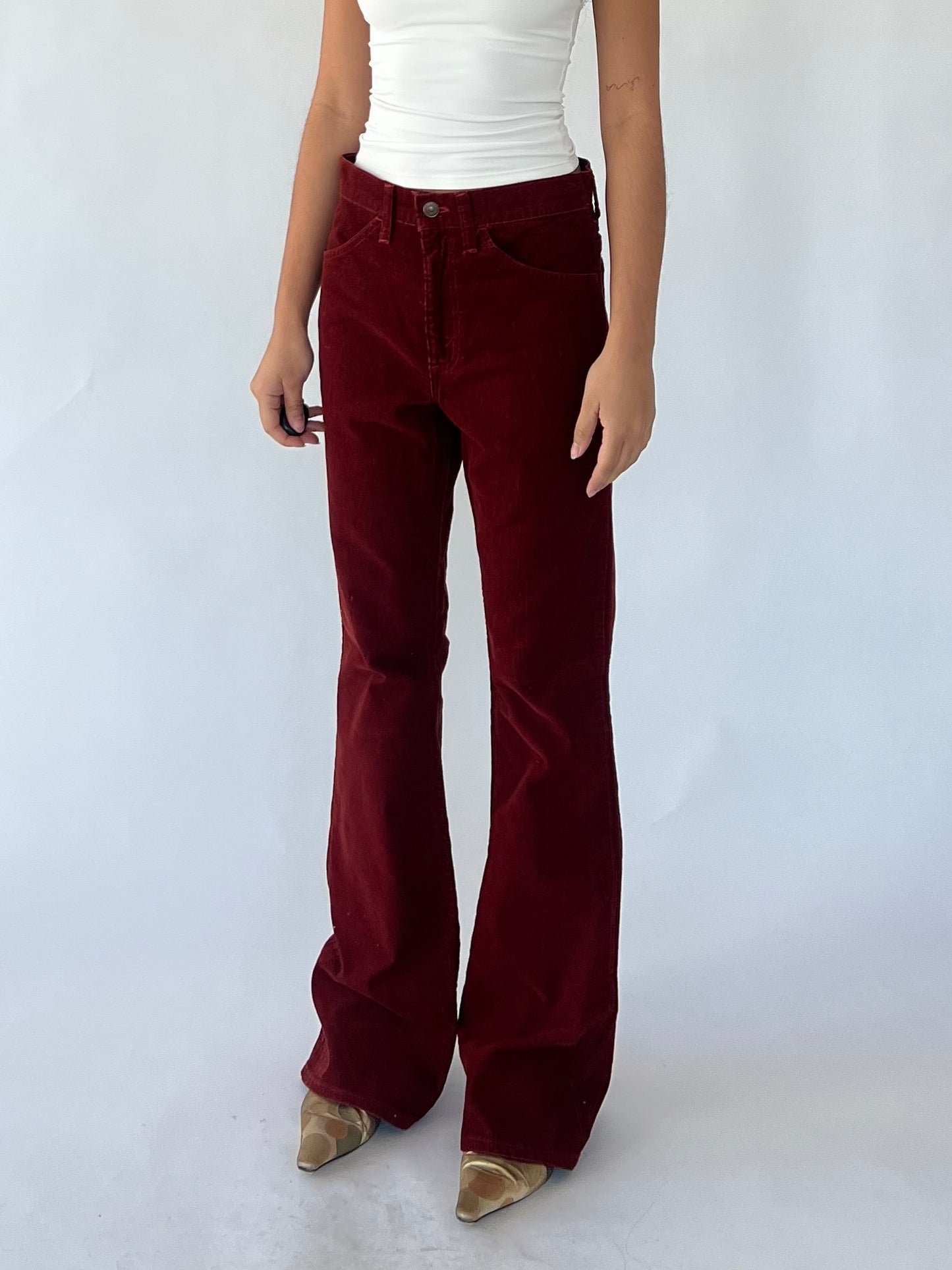 90s levis burnt orange corduroy pants