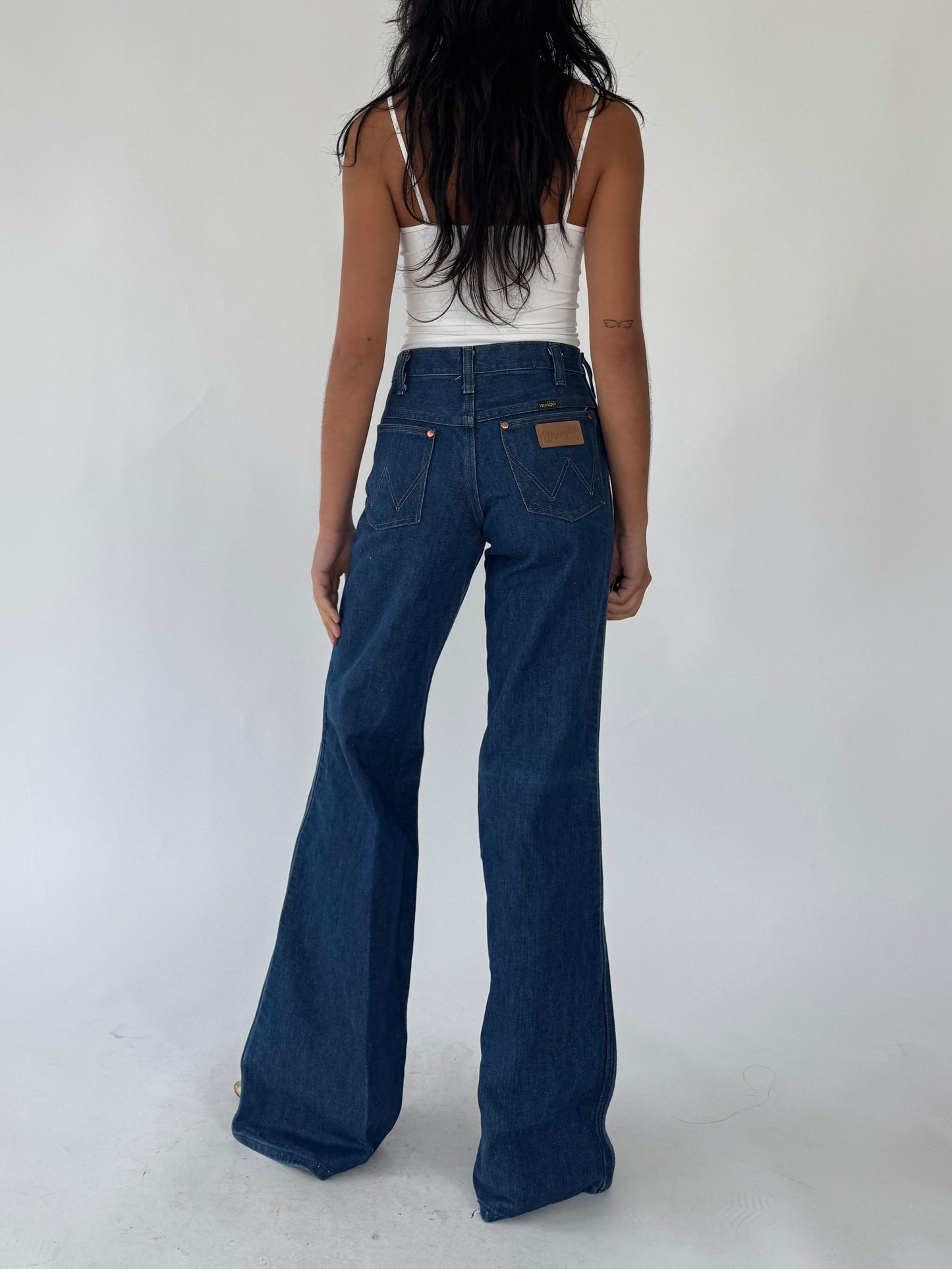 80s wrangler bell bottom jeans