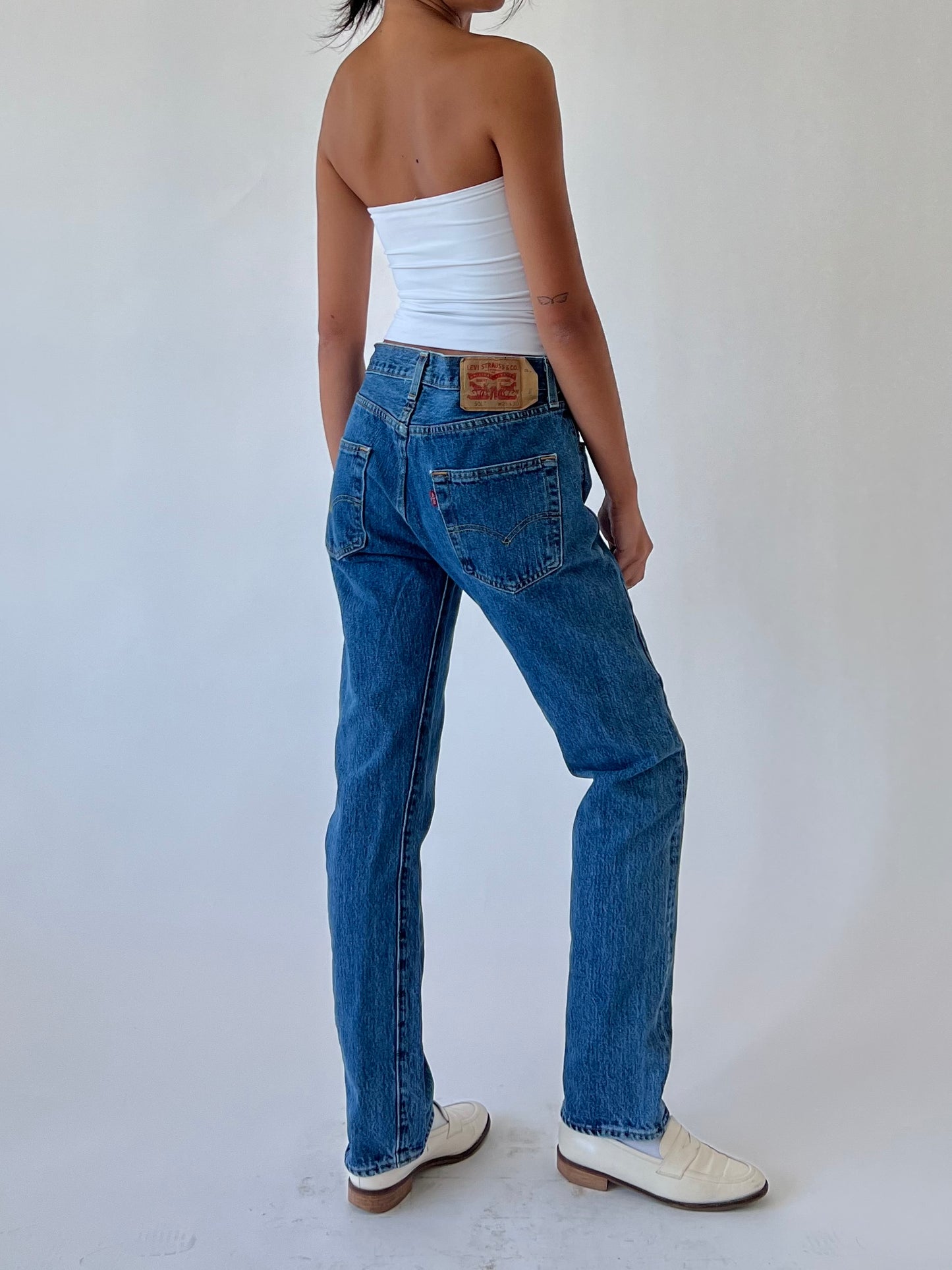 levi’s 501 straight leg jeans