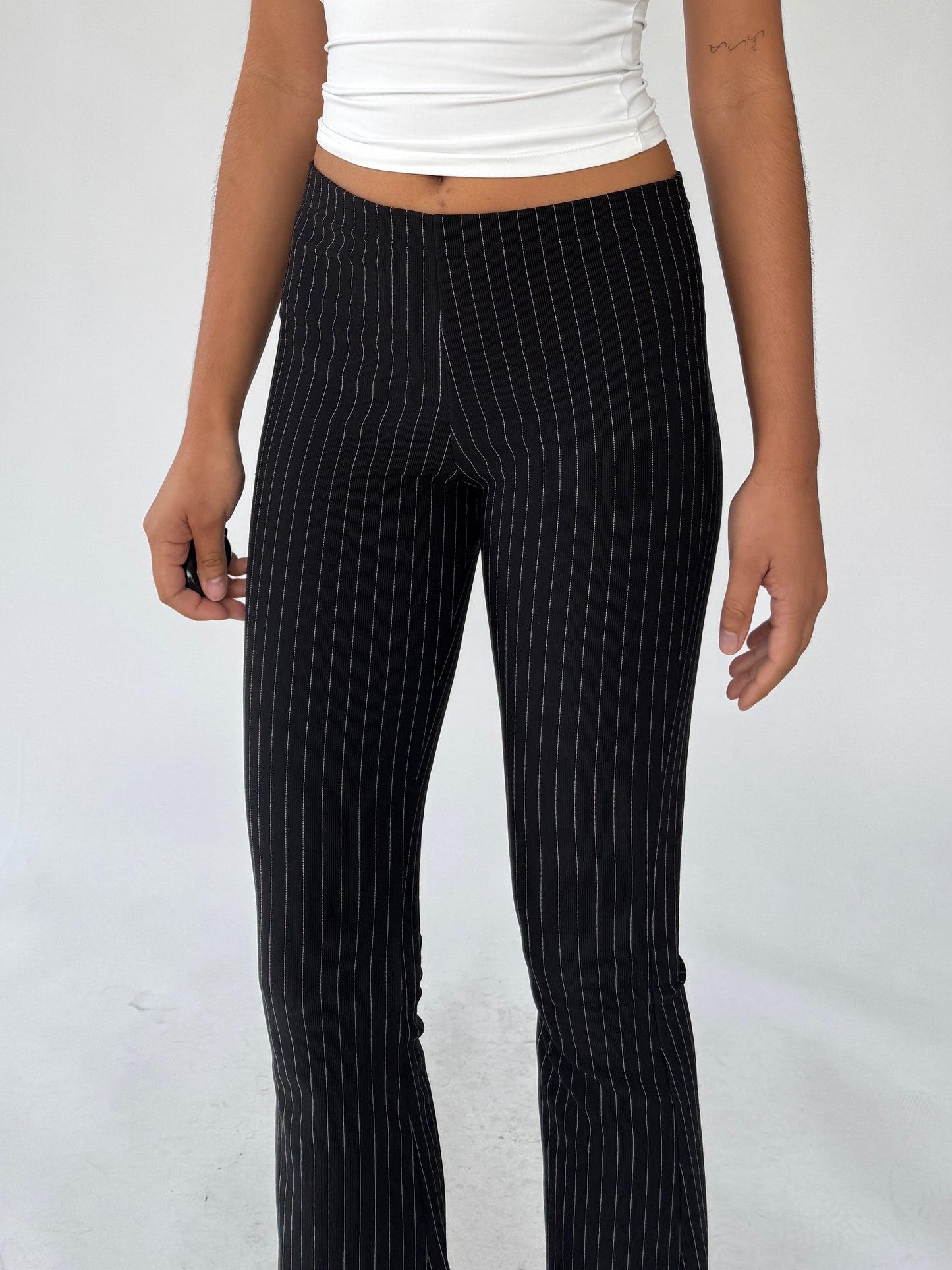 90s pinstripe capris