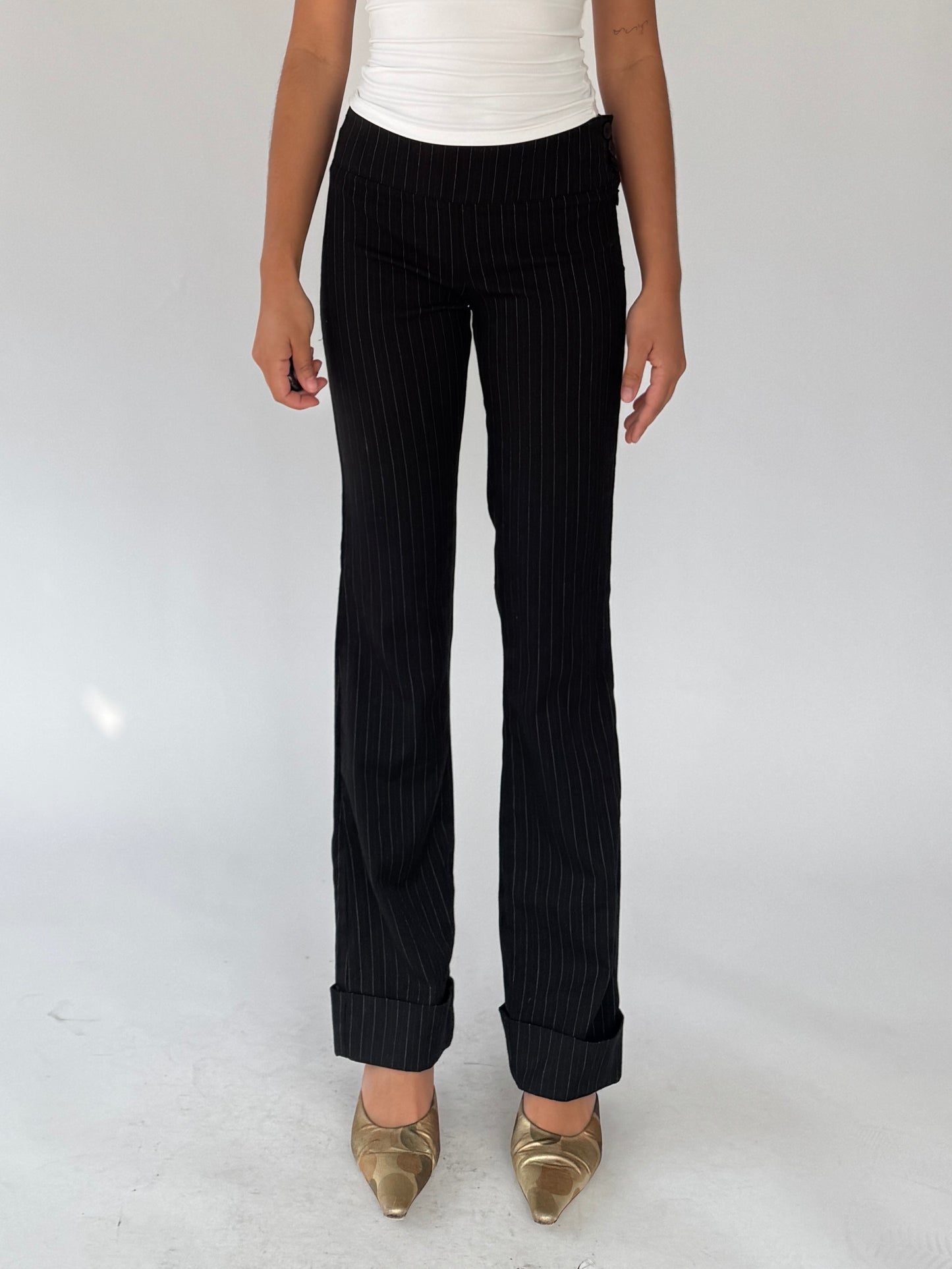 90s pinstripe trousers