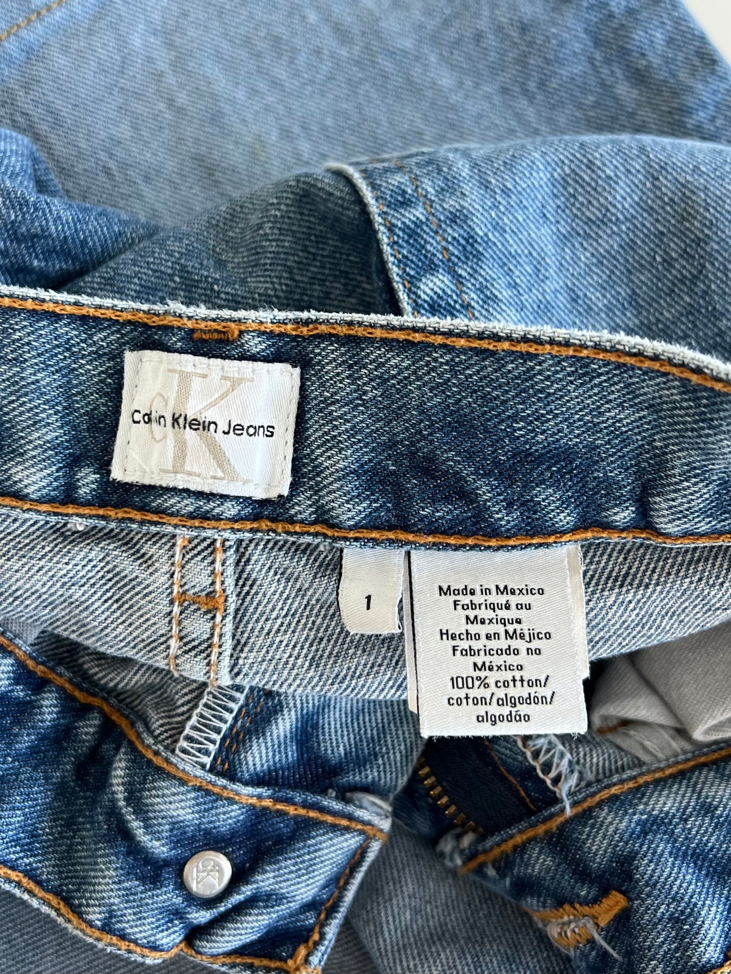 90s calvin klein bootcut jeans