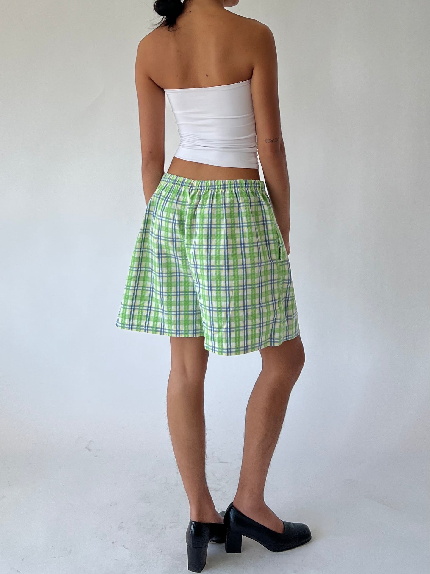 BNWT 90s plaid shorts