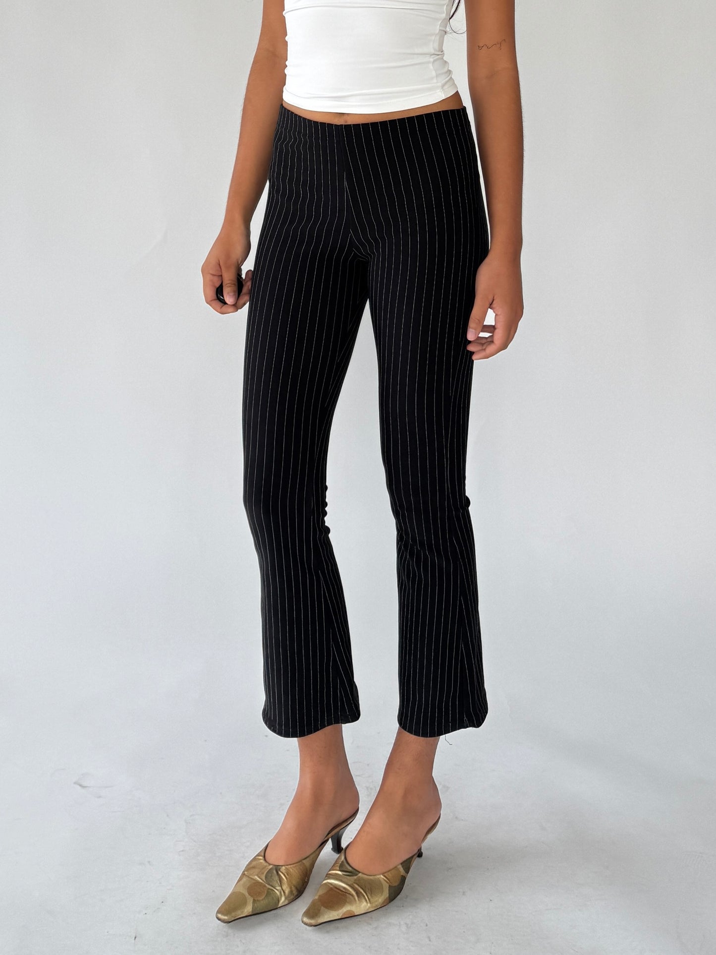 90s pinstripe capris