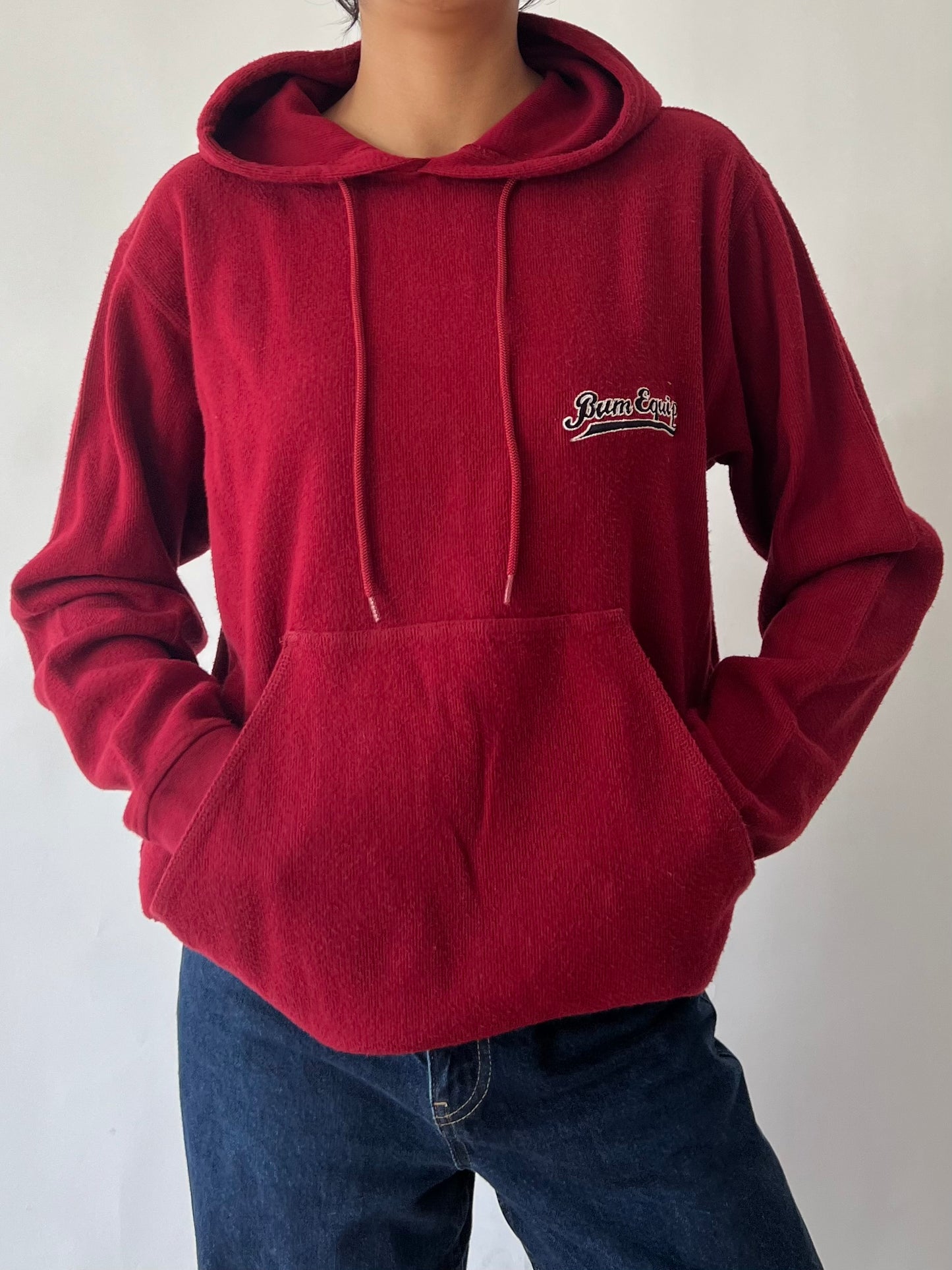 b.u.m. red hoodie