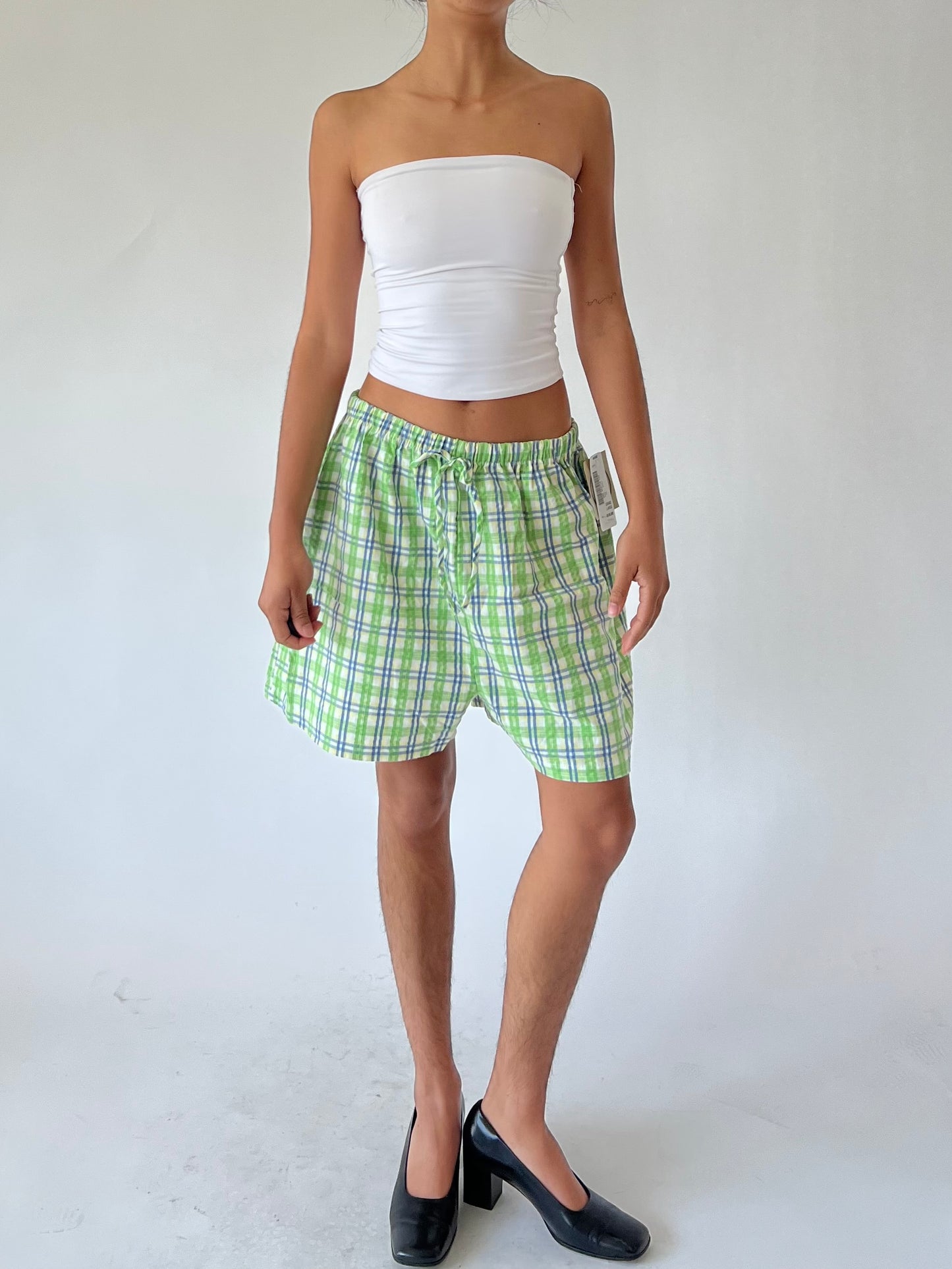 BNWT 90s plaid shorts