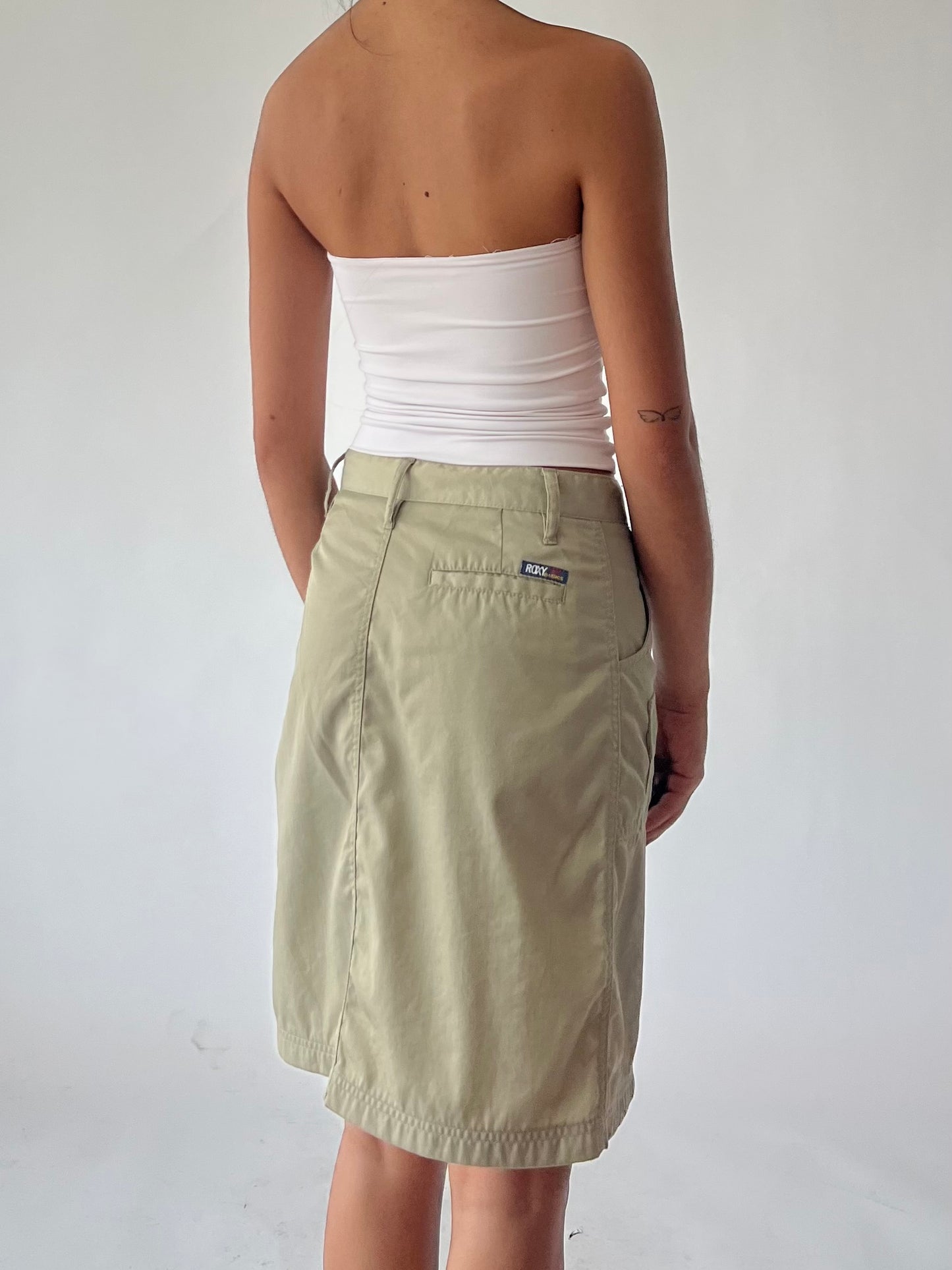 cargo midi skirt