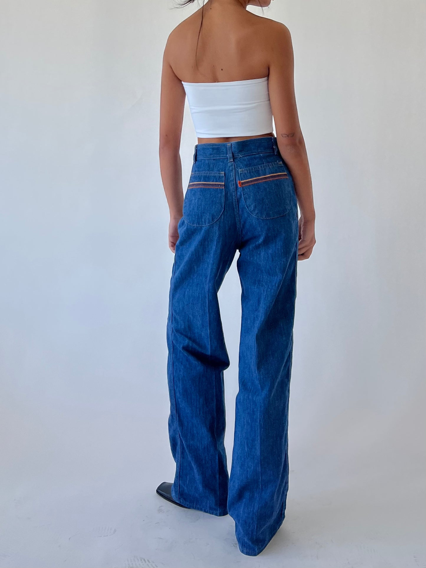 70s levi’s wide leg jeans