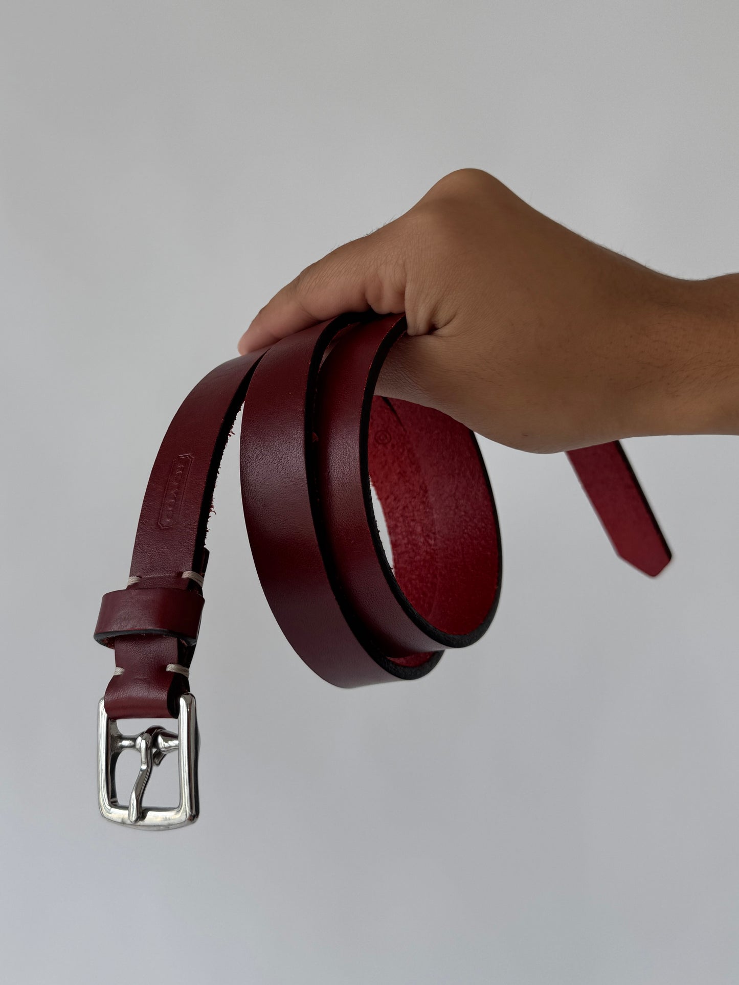 coach leather belt