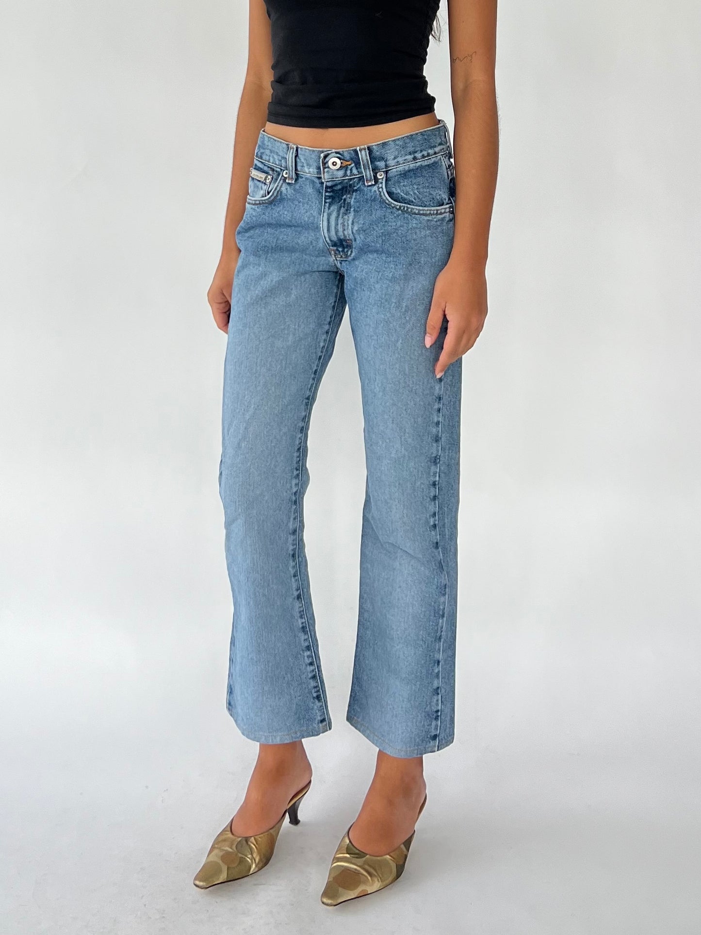 90s calvin klein bootcut jeans