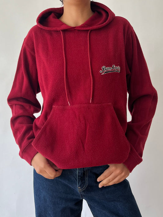 b.u.m. red hoodie