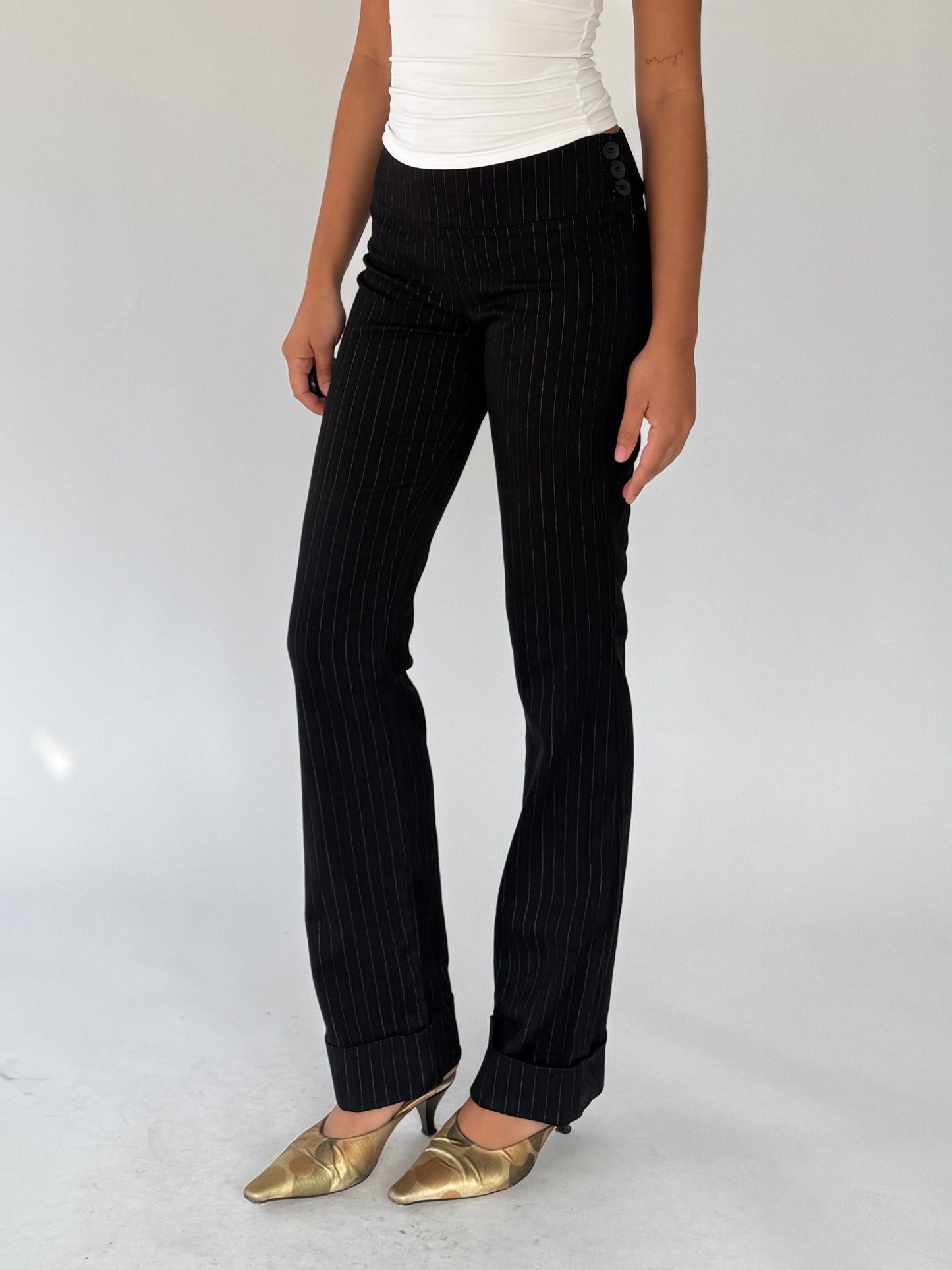 90s pinstripe trousers