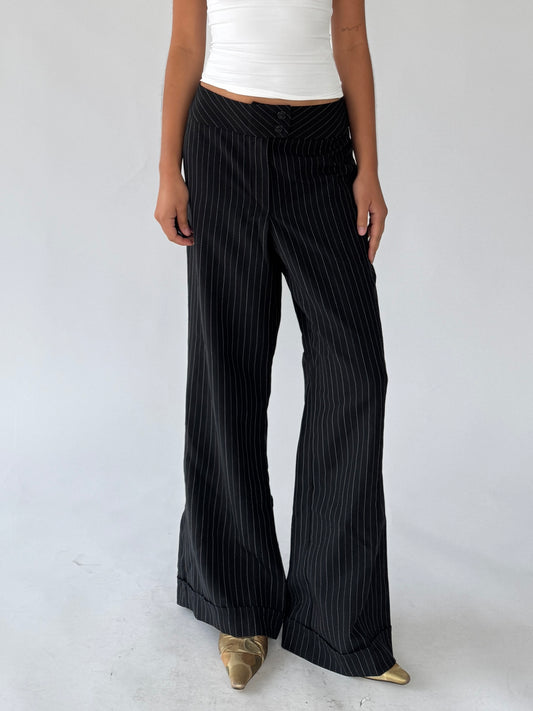 90s pinstripe trousers