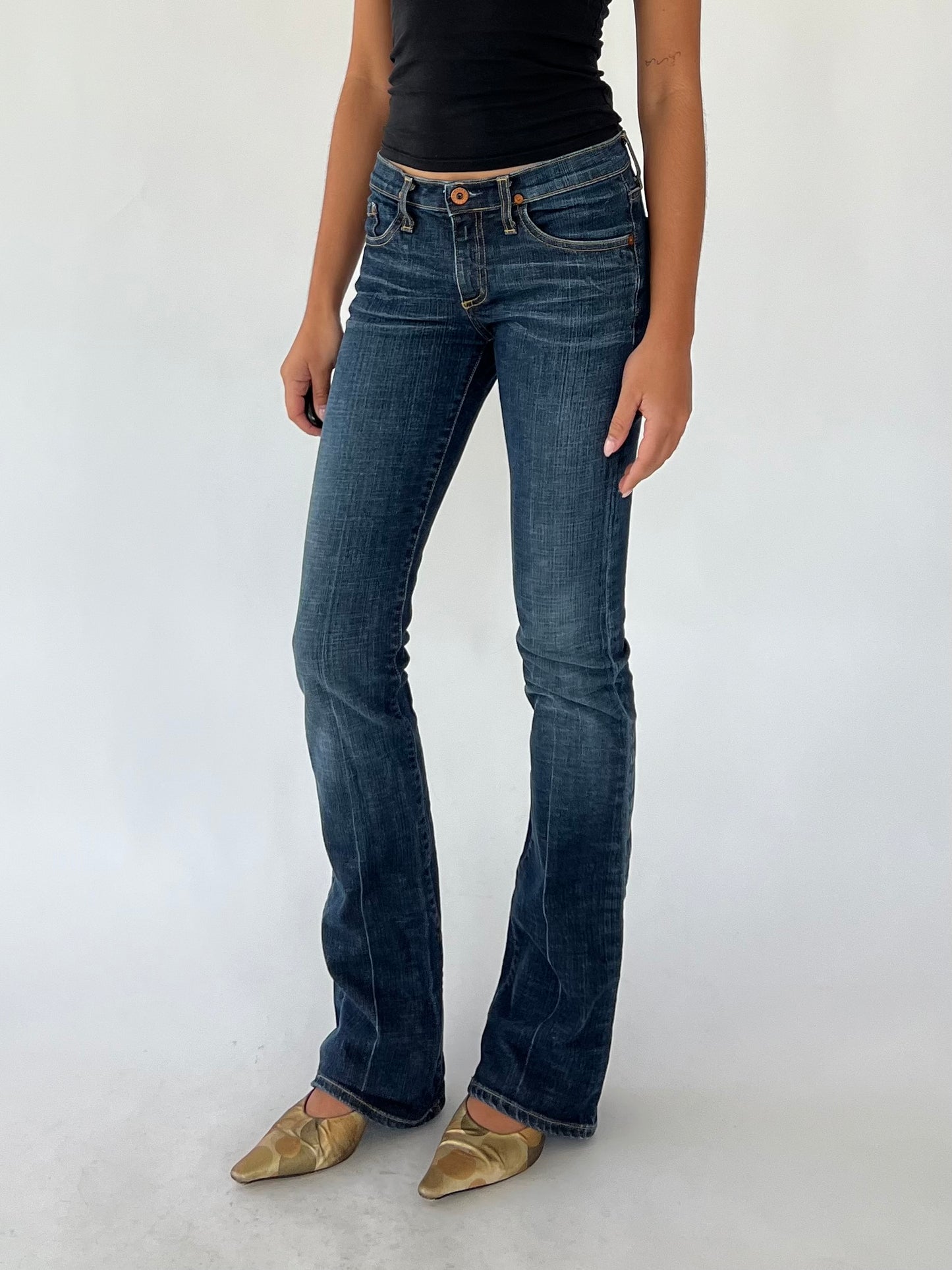 y2k flare jeans