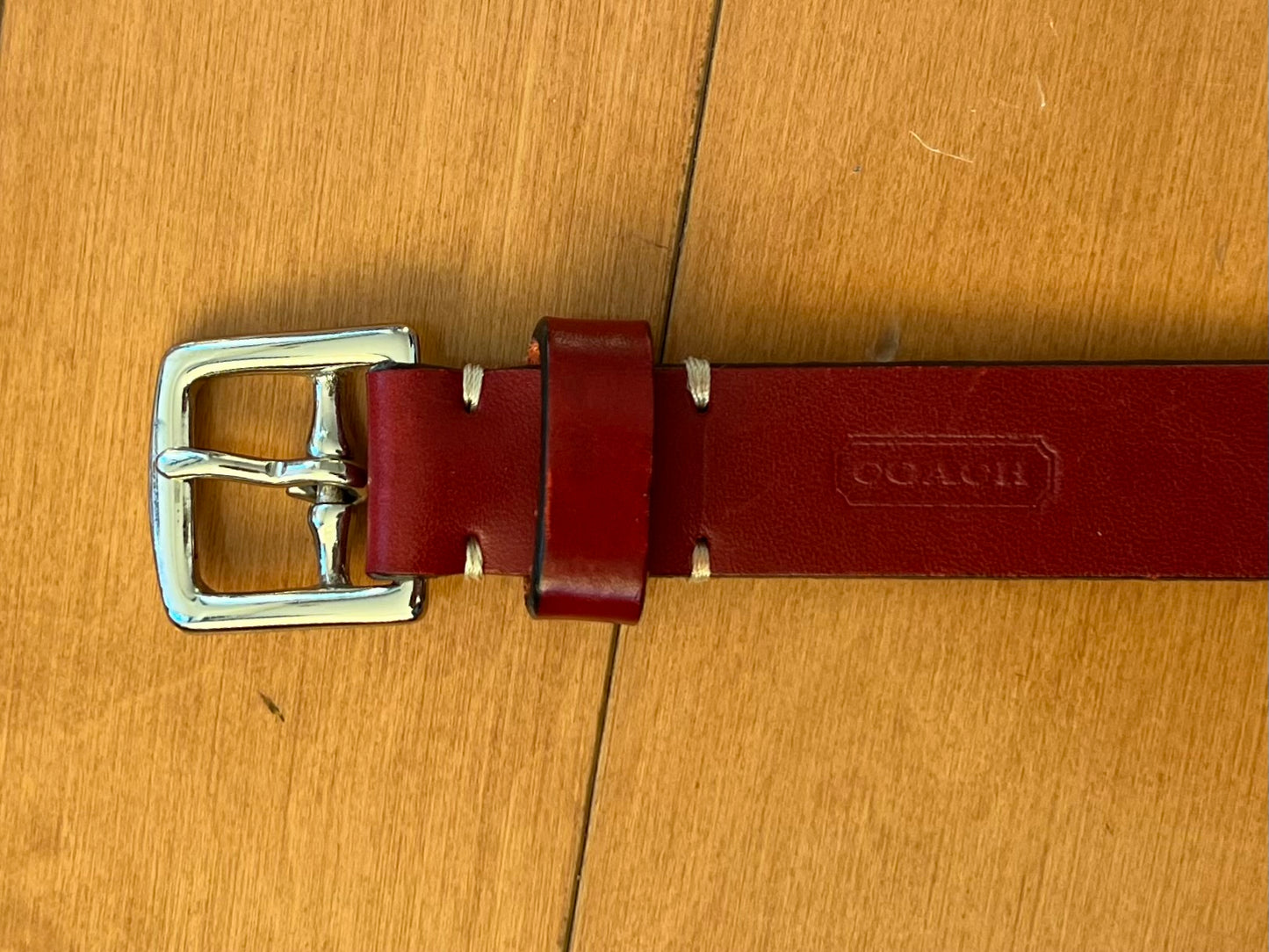 coach leather belt