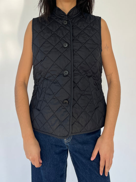 2000s quilted puffer vest