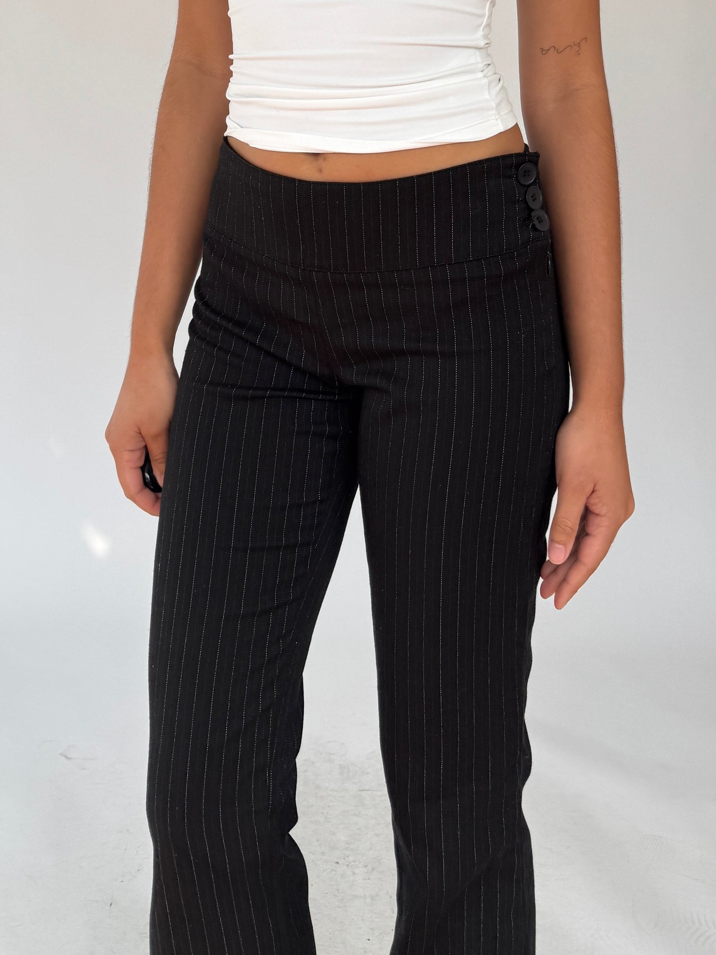 90s pinstripe trousers