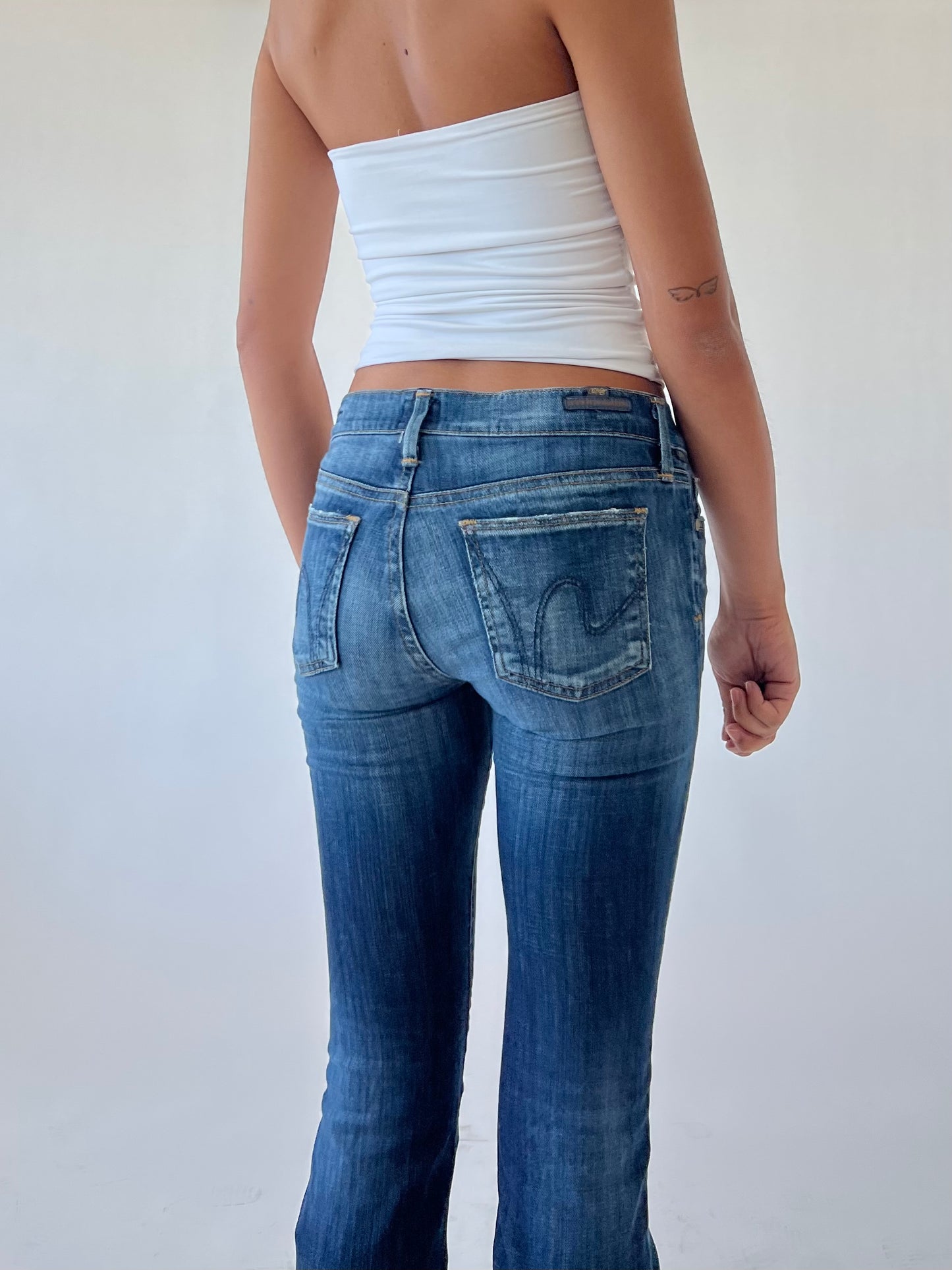 y2k citizens of humanity flare jeans